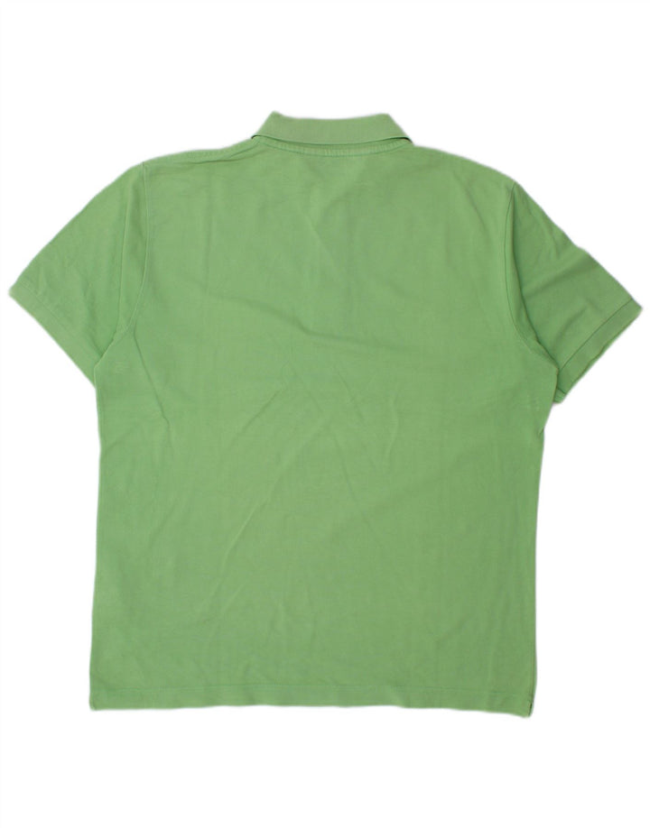 Kappa Mens Polo Shirt Medium Green Cotton