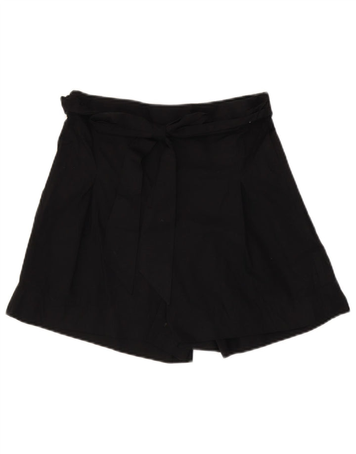J. CREW Womens Pegged Casual Shorts US 2 XS W28  Black Cotton