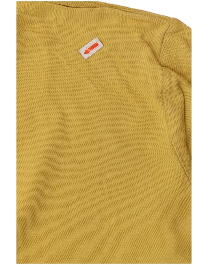 MARLBORO CLASSICS Mens Country Classic Polo Shirt Medium Yellow Cotton