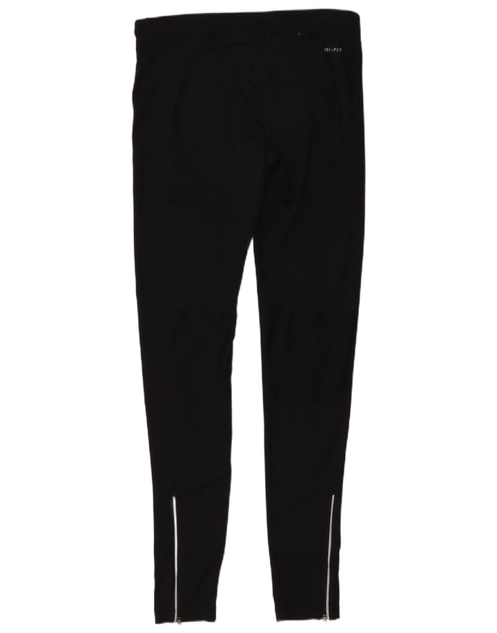 Nike Womens Dri Fit Leggings UK 10 Small Black