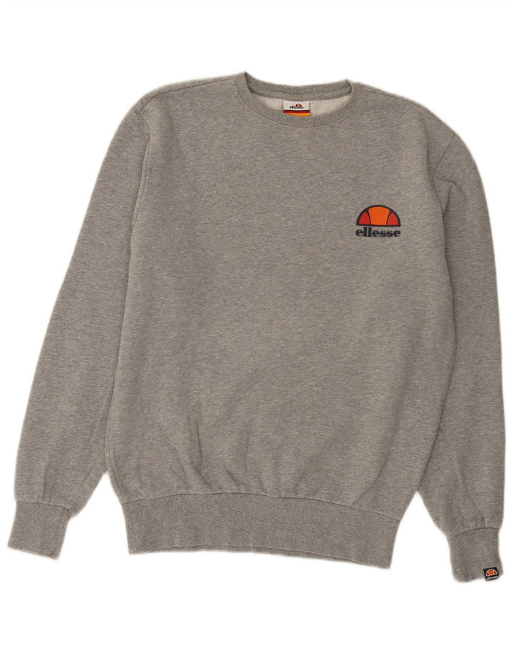 Ellesse Mens Sweatshirt Jumper Medium Grey Cotton