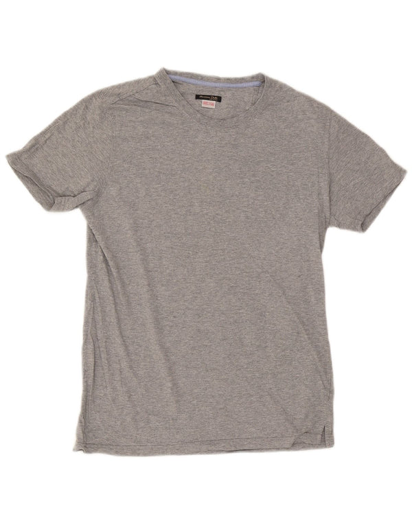 Massimo Dutti Mens T-Shirt Top Medium Grey