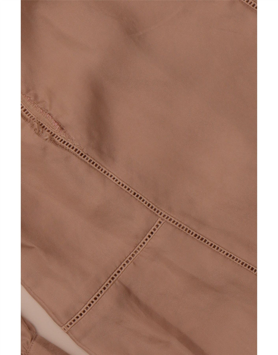 JIGSAW Womens 3/4 Sleeve Blouse Top UK 10 Small Beige Silk