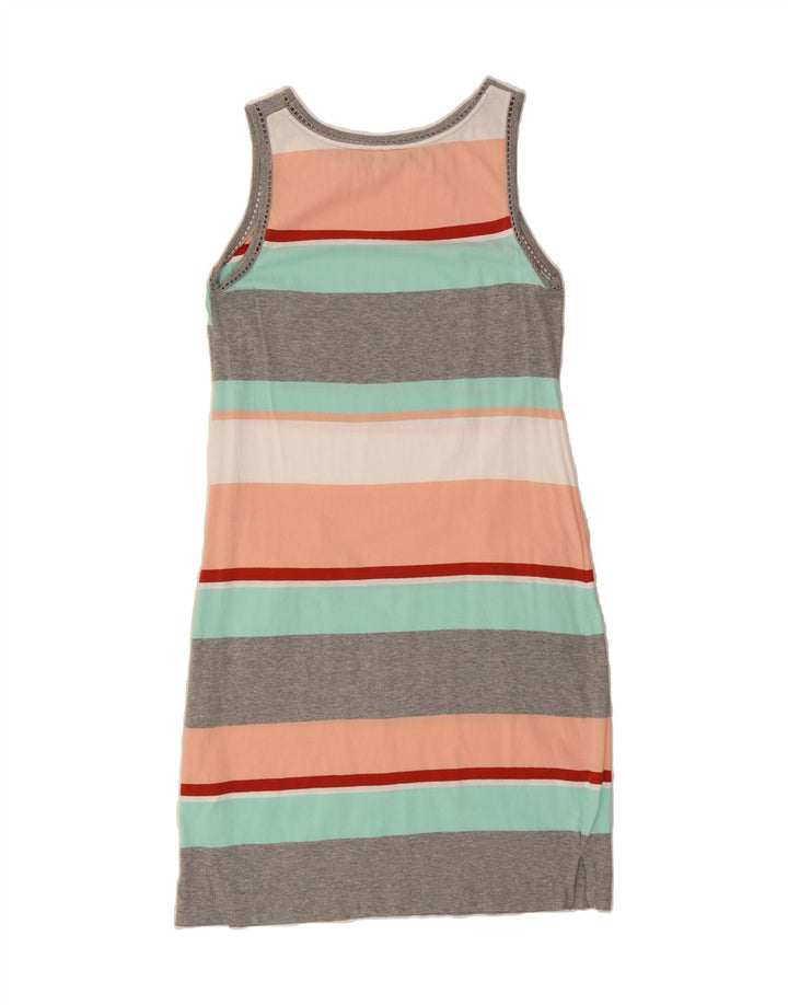 WHITE STUFF Womens T-Shirt Dress UK 12 Medium Multicoloured Striped Vintage White Stuff and Second-Hand White Stuff from Messina Hembry 