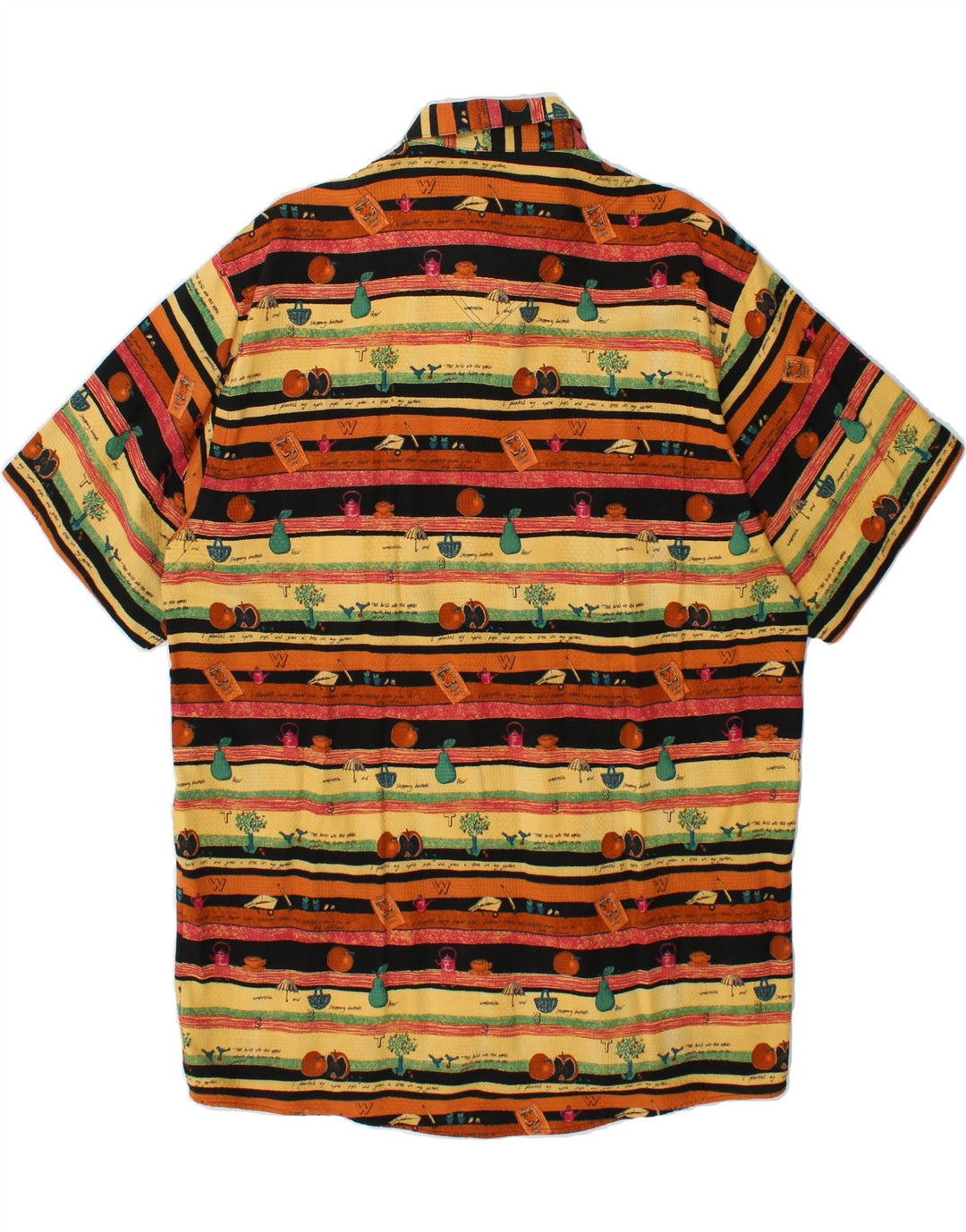 CASA MODA Mens Abstract Pattern Short Sleeve Shirt Large Multicoloured Vintage Casa Moda and Second-Hand Casa Moda from Messina Hembry 
