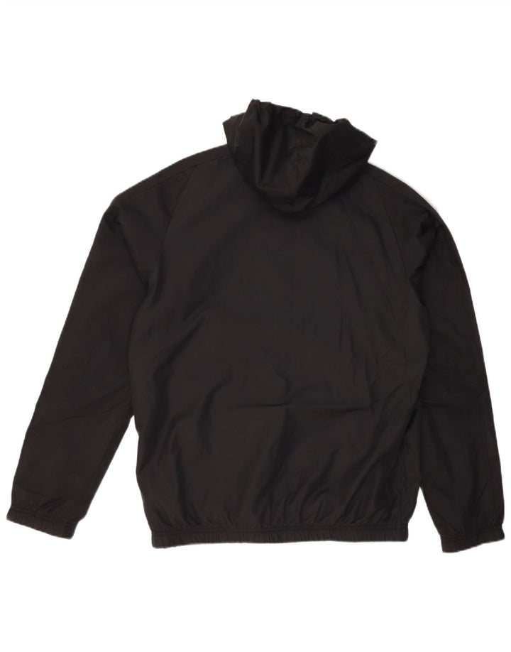 ADIDAS Mens Graphic Reversible Jacket UK 38 Medium Black Colourblock