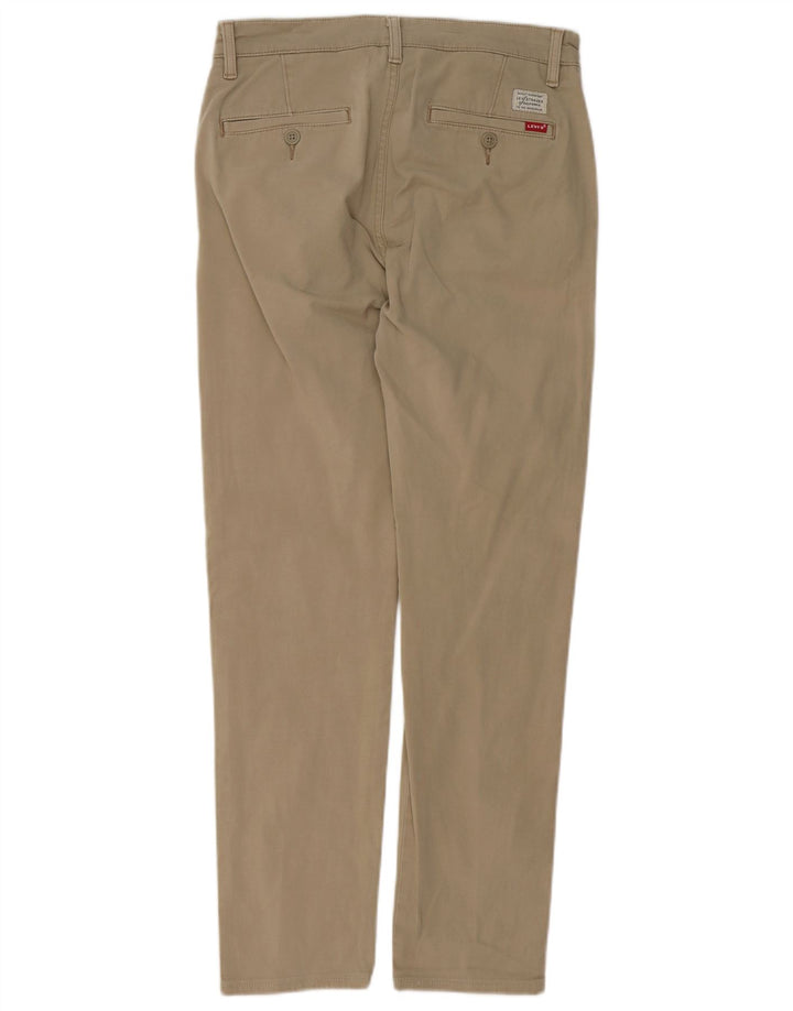 LEVI'S Mens Slim Tapered Chino Trousers W29 L28 Beige Cotton