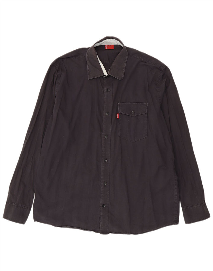 Levi's Mens Shirt XL Grey Cotton