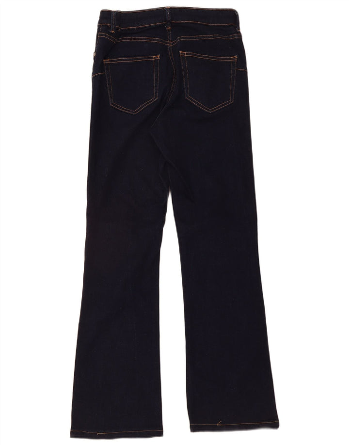 Zara Womens Flared Jeans EU 38 Small W28 L29 Navy Blue
