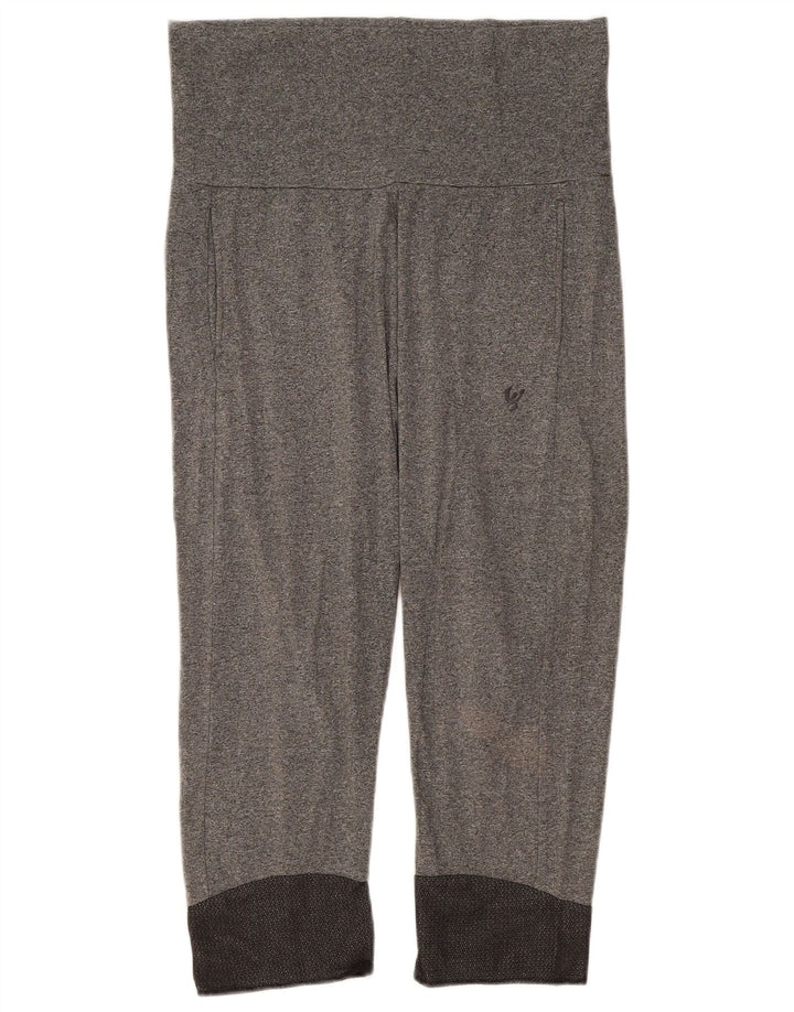 Freddy Womens Capri Leggings IT 46 Large Grey Flecked Cotton