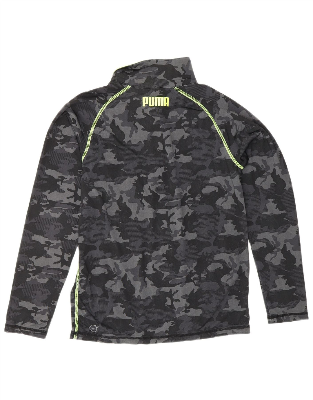 PUMA Boys Pullover Tracksuit Top 9-10 Years Medium  Black Camouflage
