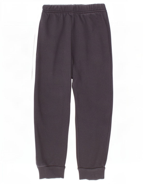 Adidas Boys Tracksuit Trousers Joggers 5-6 Years Black Cotton