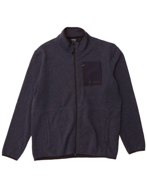 CHAMPION Mens Tracksuit Top Jacket 3XL Navy Blue Polyester