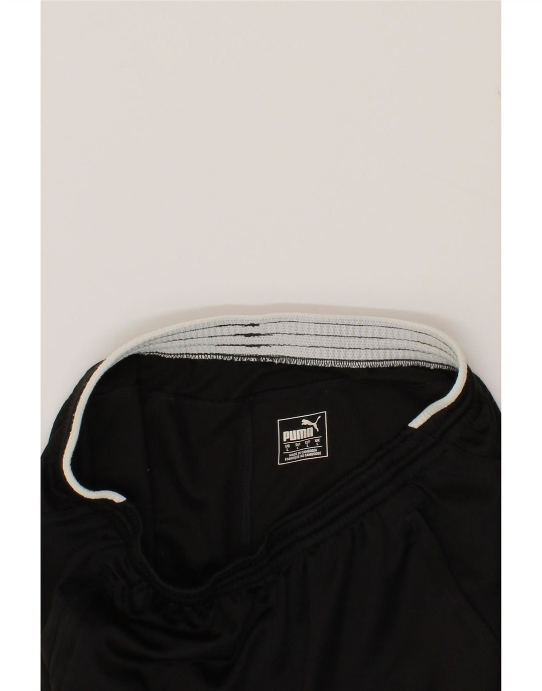 PUMA Mens Bermuda Sport Shorts Large Black Polyester Vintage Puma and Second-Hand Puma from Messina Hembry 