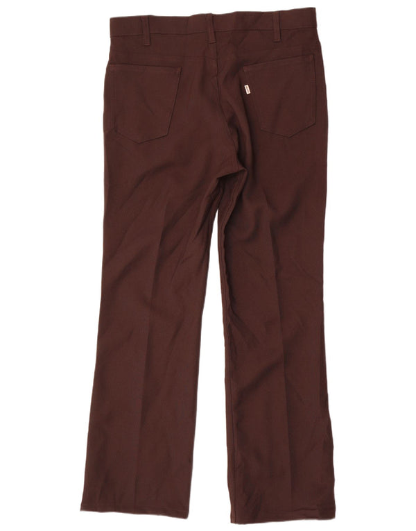 LEVI'S Mens Straight Casual Trousers W36 L31 Brown