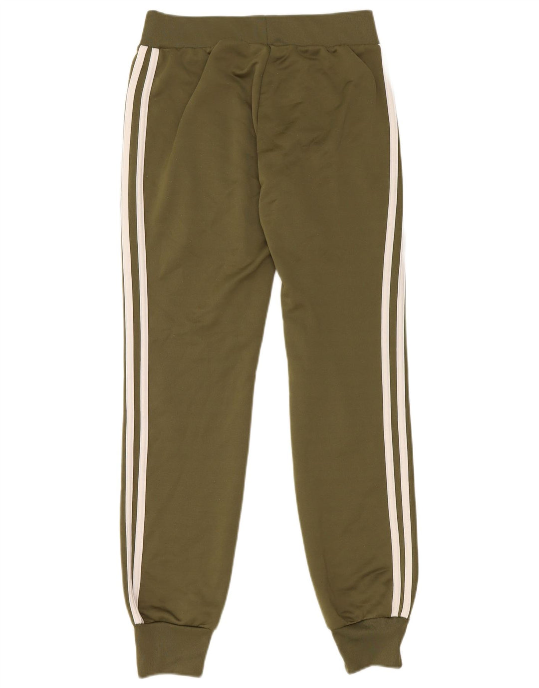 ADIDAS Womens Tracksuit Trousers Joggers UK 10 Small Khaki Polyester
