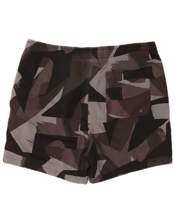 NIKE Mens Swimming Shorts Medium  Grey Camouflage Polyester