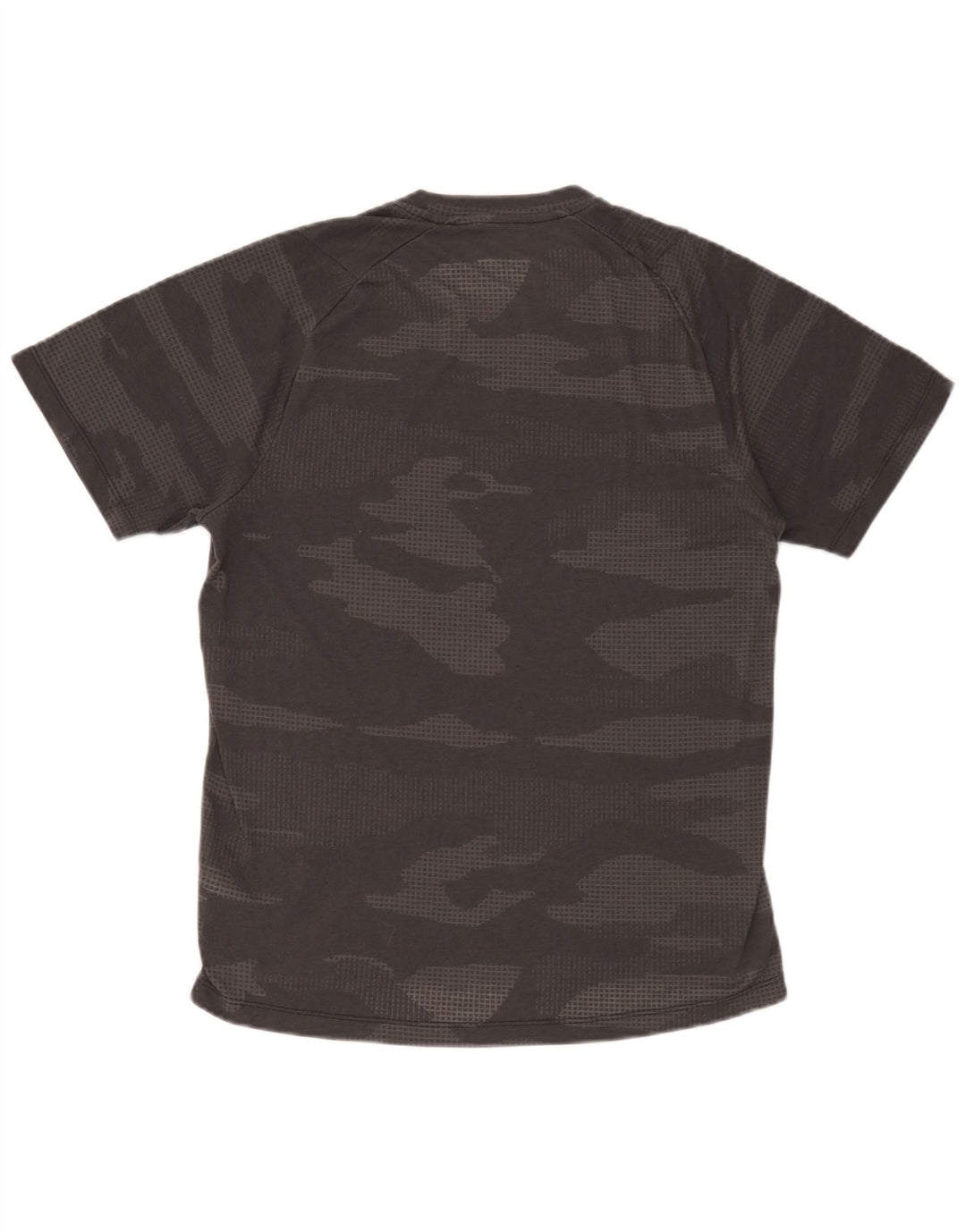 Adidas Mens Climalite T-Shirt Top Medium Grey Camouflage Polyester