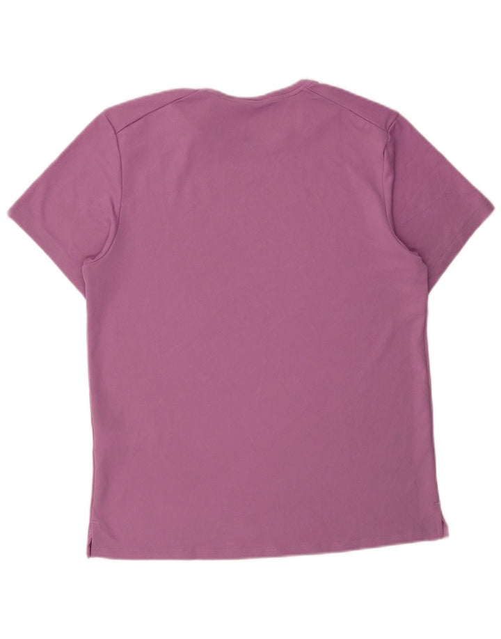 Nike Mens Dri Fit T-Shirt Top Small Purple Polyester