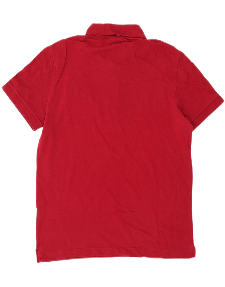 LACOSTE Mens Regular Fit Polo Shirt Size 3 Small Red Cotton Vintage Lacoste and Second-Hand Lacoste from Messina Hembry 