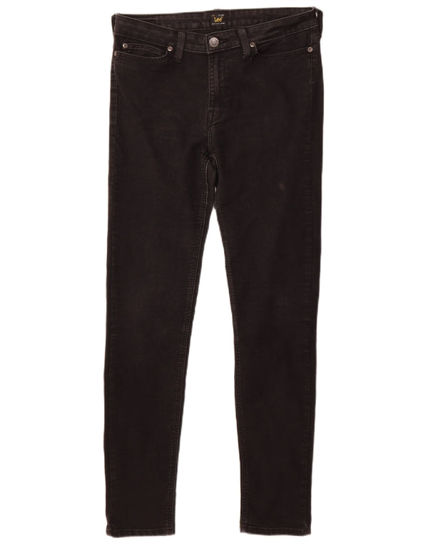 Lee Womens Scarlett Skinny Jeans W32 L29 Black Cotton