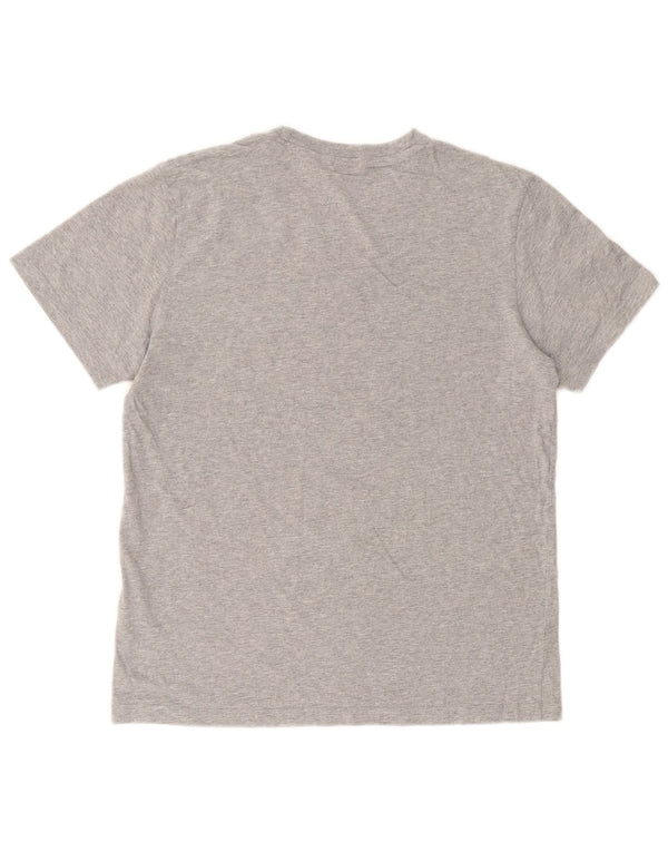 PAUL SMITH Mens Graphic T-Shirt Top Small Grey Animal Print Cotton