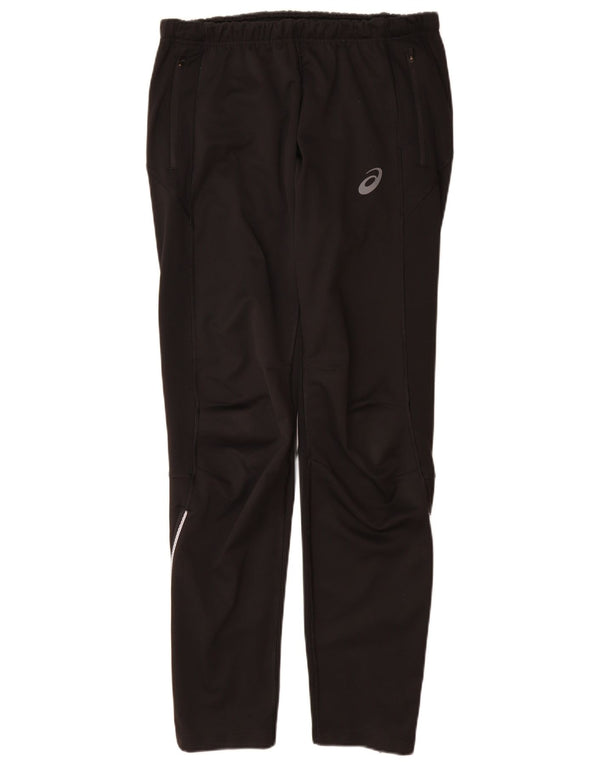 Asics Mens Tracksuit Trousers Medium  Black Polyester