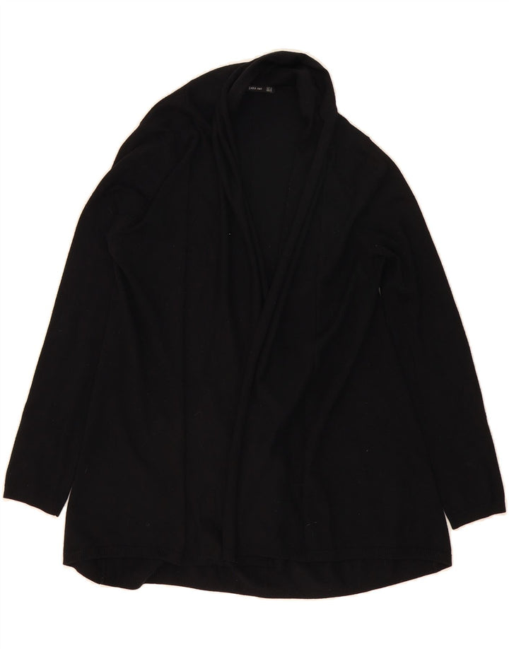 ZARA Womens Open Cardigan Sweater UK 12 Medium Black Vintage Zara and Second-Hand Zara from Messina Hembry 