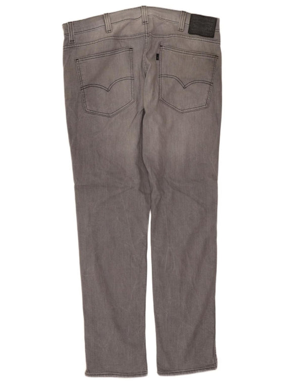 Levi's Mens 511 Slim Jeans W38 L32 Grey Cotton