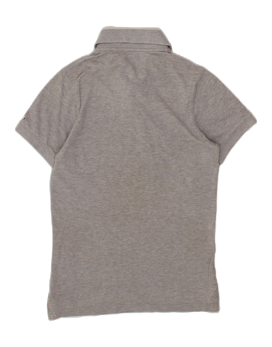 TOMMY HILFIGER Mens Polo Shirt Small Grey Cotton Vintage Tommy Hilfiger and Second-Hand Tommy Hilfiger from Messina Hembry 