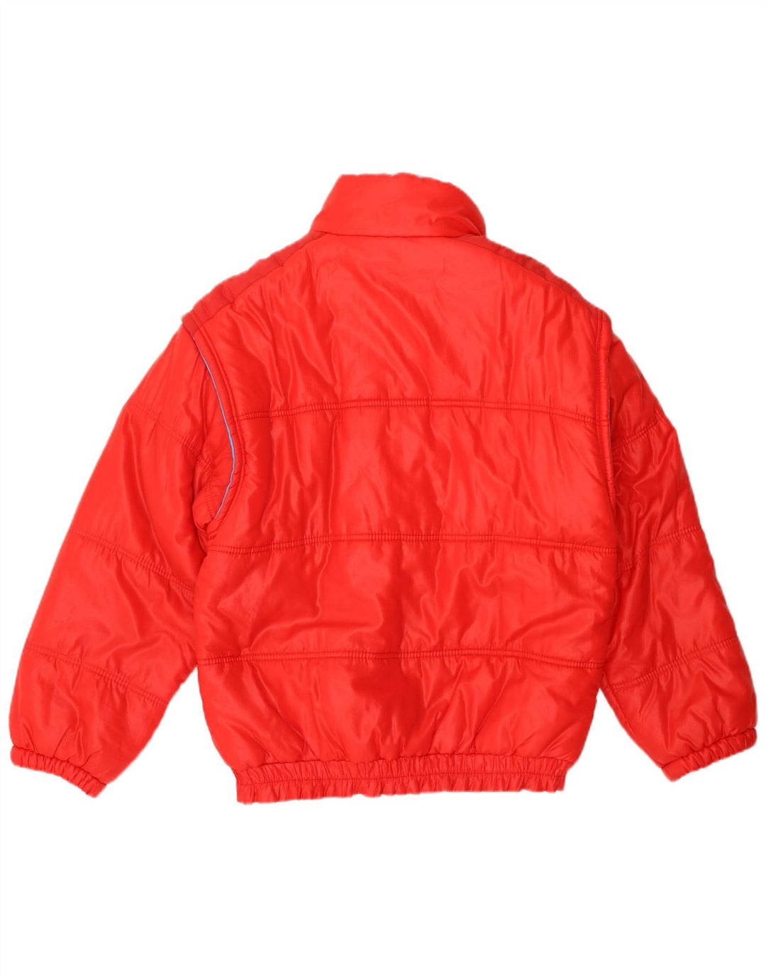 BRUGI Mens Loose Fit Padded Jacket UK 34 XS Red Polyamide