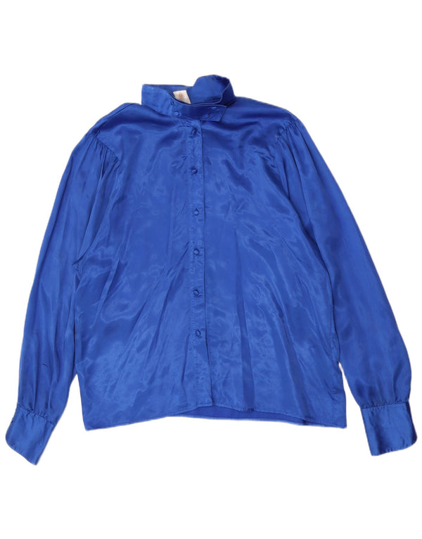Golden Gate Womens By C&A Shirt Blouse EU 42 Large Blue Polyester
