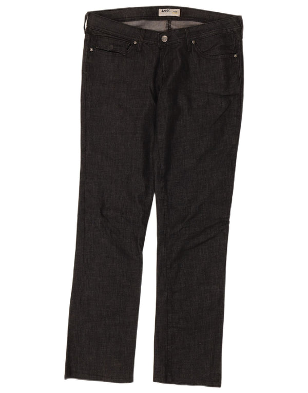 Lee Womens Coral Flap Bootcut Jeans W30 L30 Grey Cotton