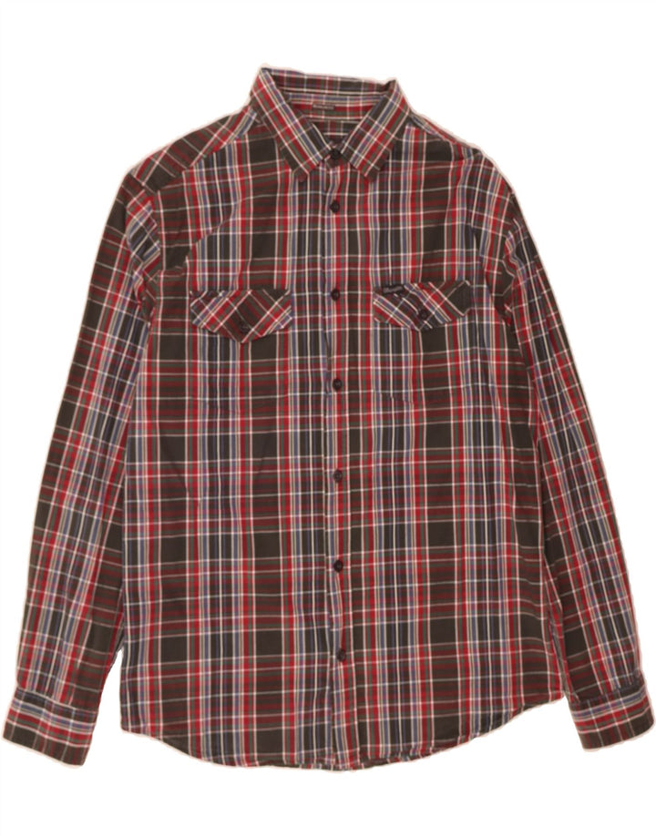 WRANGLER Mens Regular Fit Flannel Shirt Large Multicoloured Check Cotton Vintage Wrangler and Second-Hand Wrangler from Messina Hembry 