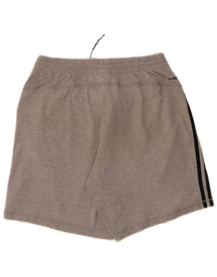 ADIDAS Mens Climalite Sport Shorts Medium  Grey Flecked Cotton