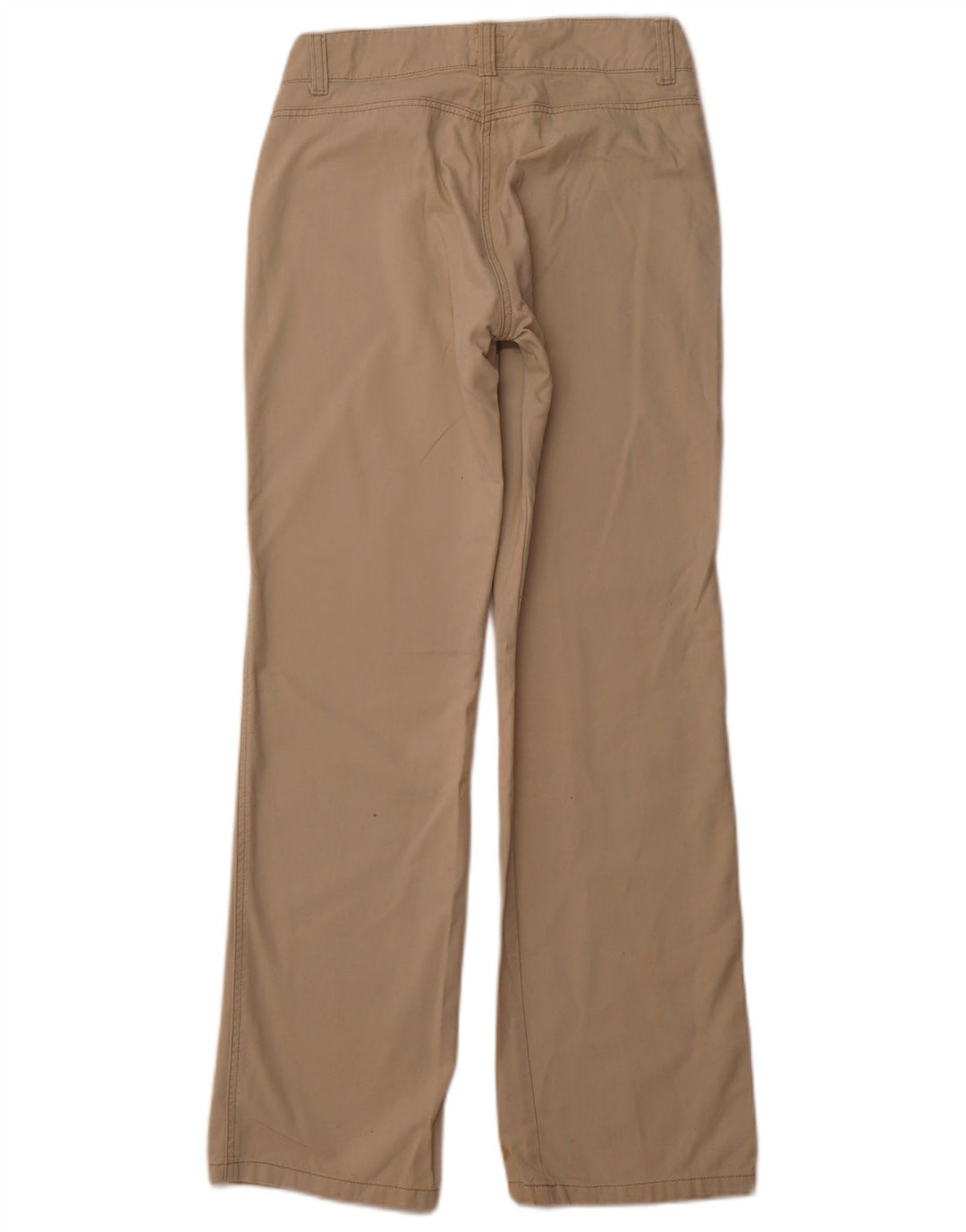 CALVIN KLEIN Womens Straight Casual Trousers W28 L32 Beige Cotton