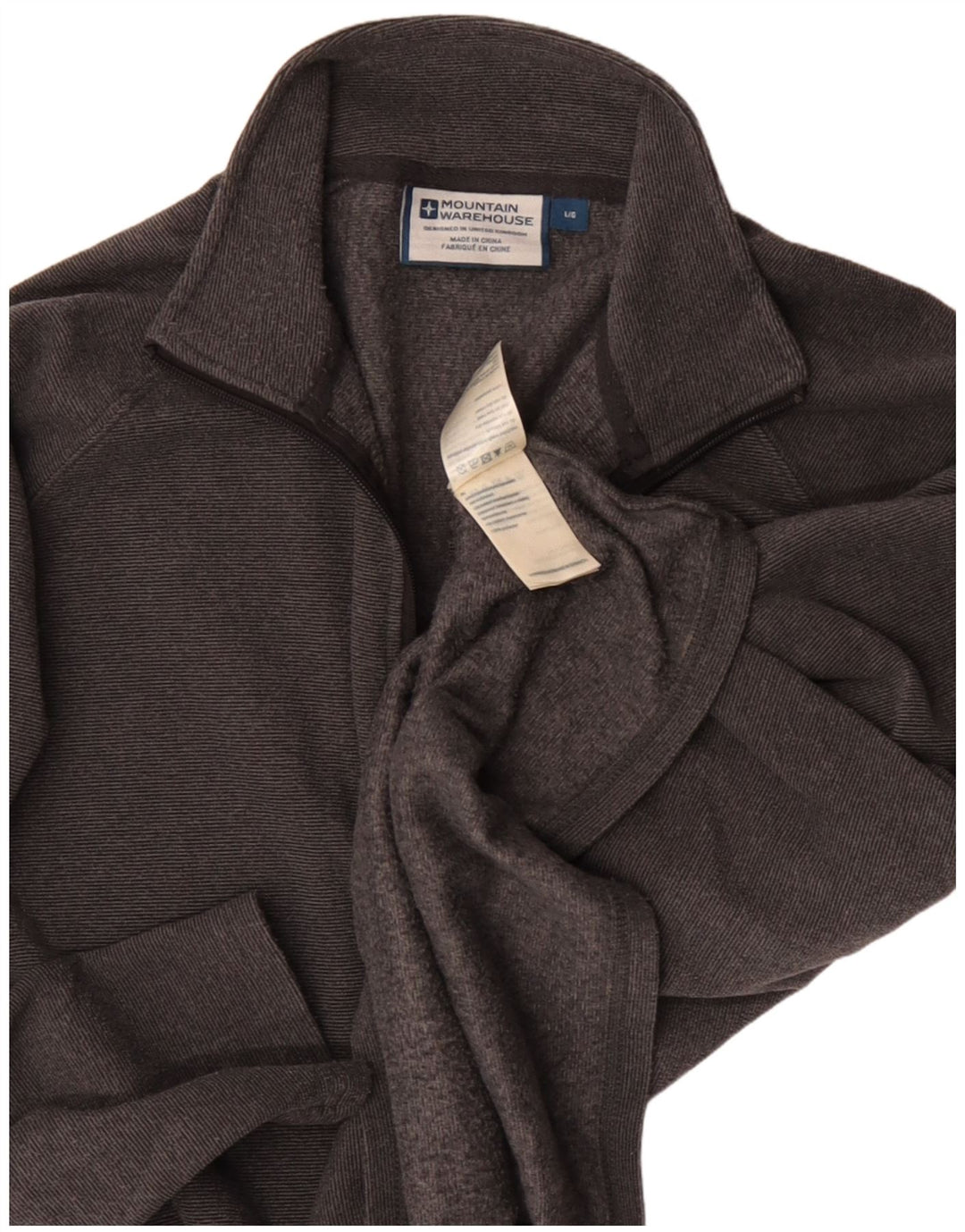 Mountain Warehouse Mens Pullover Tracksuit Top Medium Grey Polyester