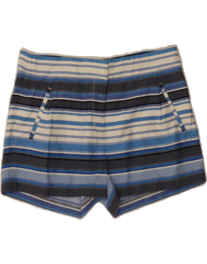 J. CREW Womens Chino Shorts US 6 Medium W32  Blue Striped Vintage J. Crew and Second-Hand J. Crew from Messina Hembry 