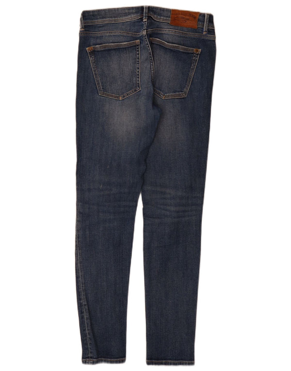 Zara Womens Distressed Skinny Jeans EU 36 XS W26 L29 Blue Cotton