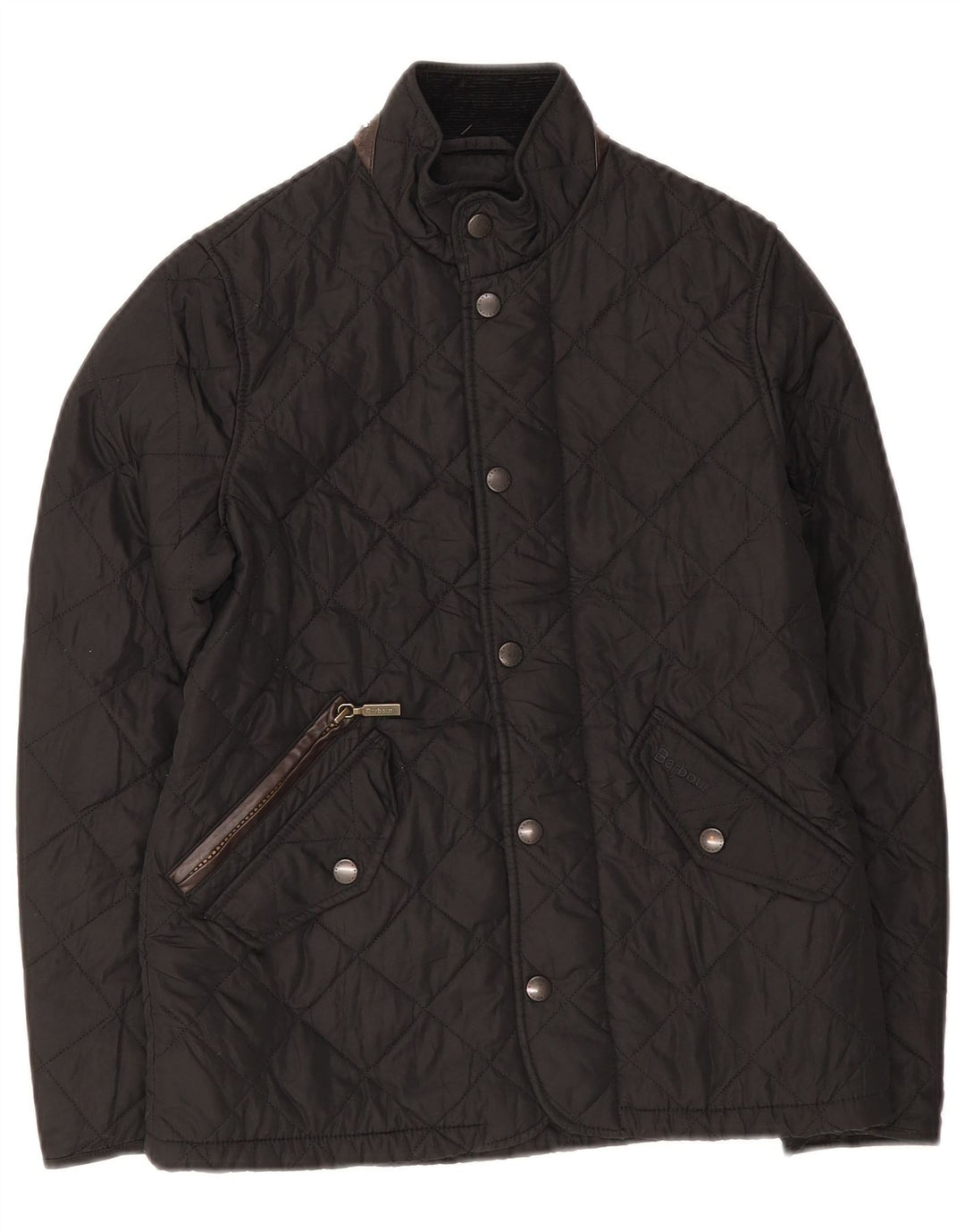 Barbour Boys Quilted Jacket 10-11 Years Large Black