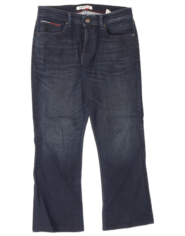 Tommy Hilfiger Mens Ryan Regular Bootcut Jeans W32 L27 Blue Cotton