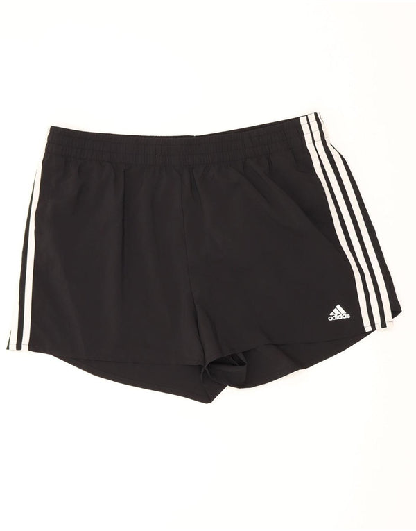 Adidas Womens Aeroready Sport Shorts UK 20/22 XL Black Polyester