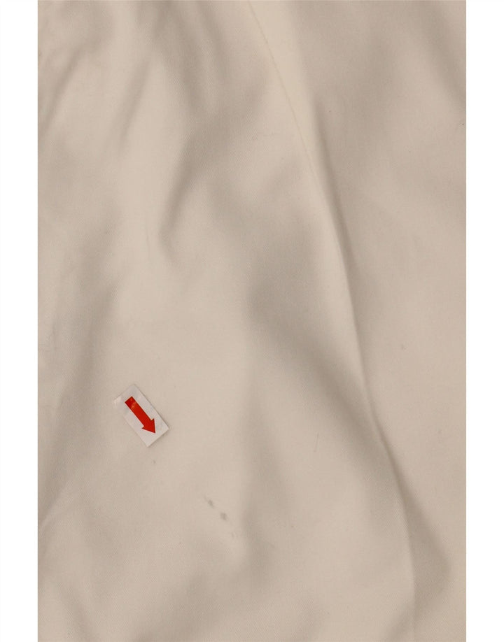 ADIDAS Mens Chino Shorts W36 Large White Polyester