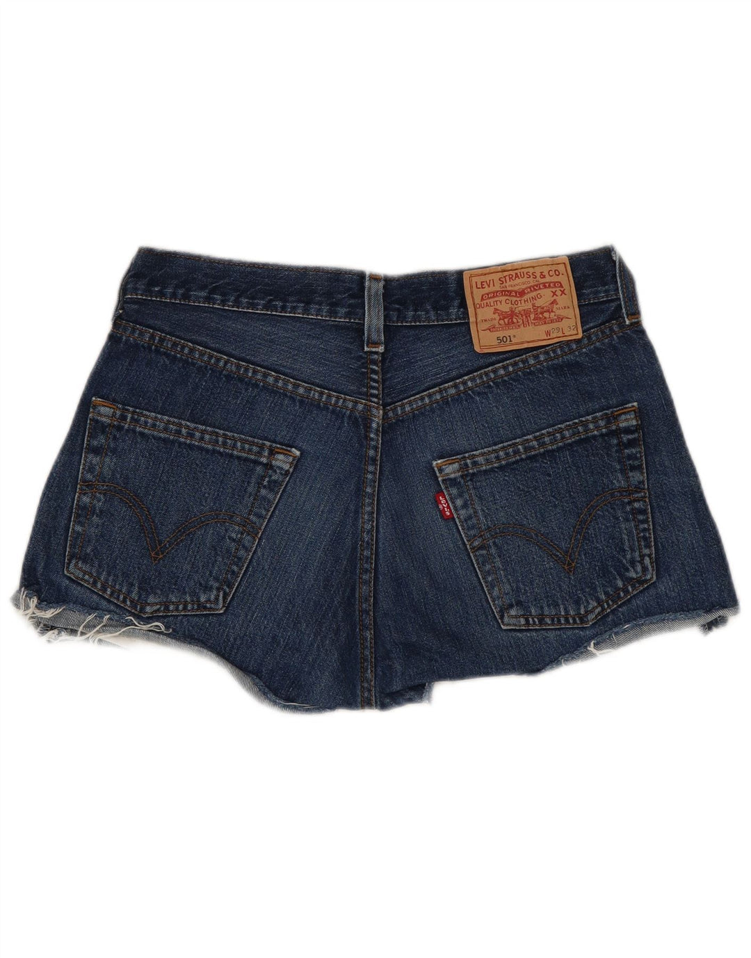 Levi's Womens 501 Denim Shorts W29 Medium  Blue