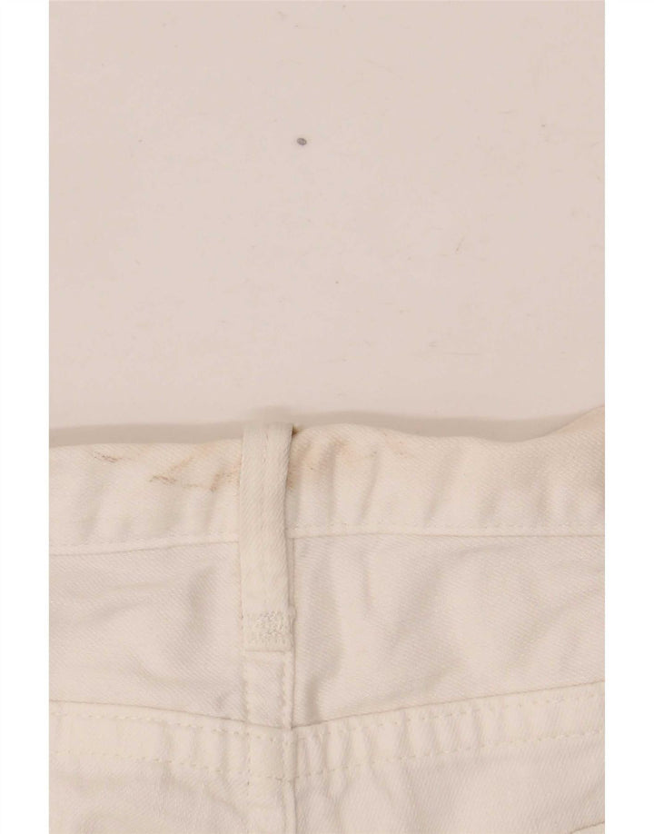 Replay Mens Straight Jeans W38 L34 White Cotton