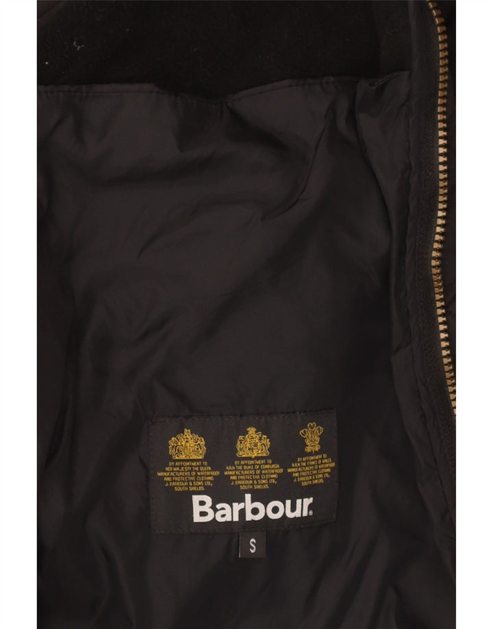 BARBOUR Mens Quilted Jacket UK 36 Small Black