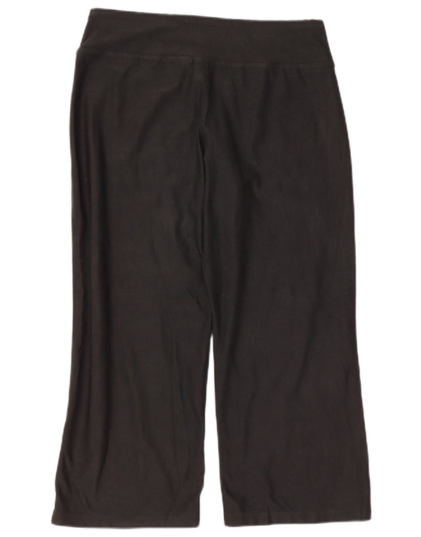 Nike Womens Capri Leggings US 8/10 Medium Black Polyester