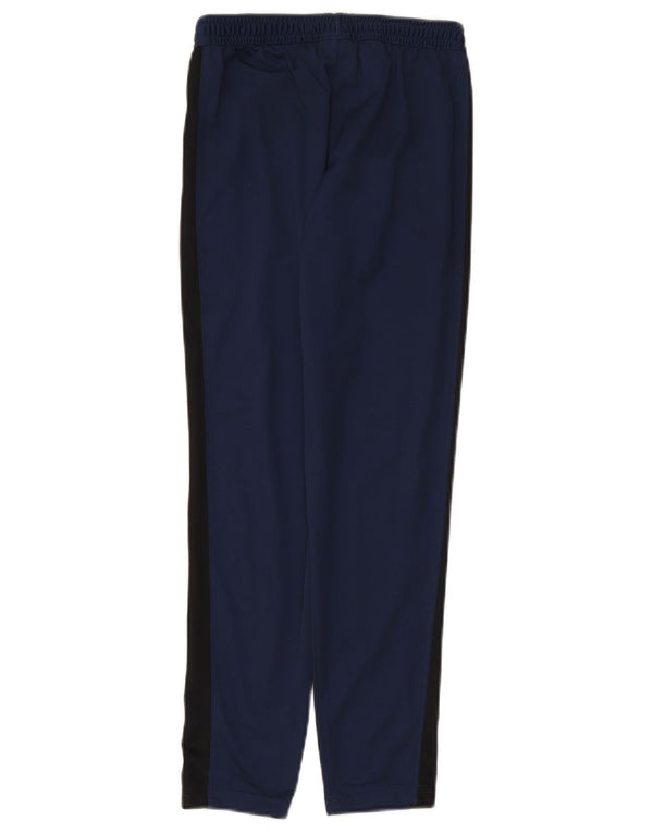 NIKE Boys Dri Fit Tracksuit Trousers 10-11 Years Medium Navy Blue