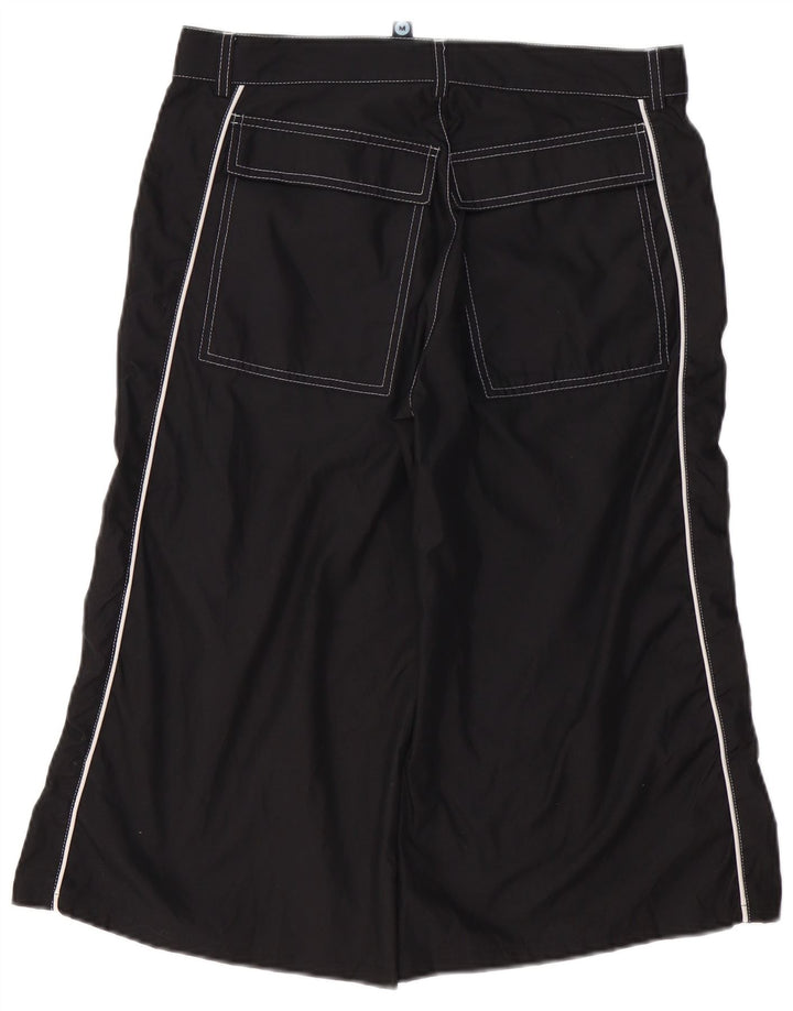 FISHBONE Mens Bermuda Shorts Medium W30 Black Polyester