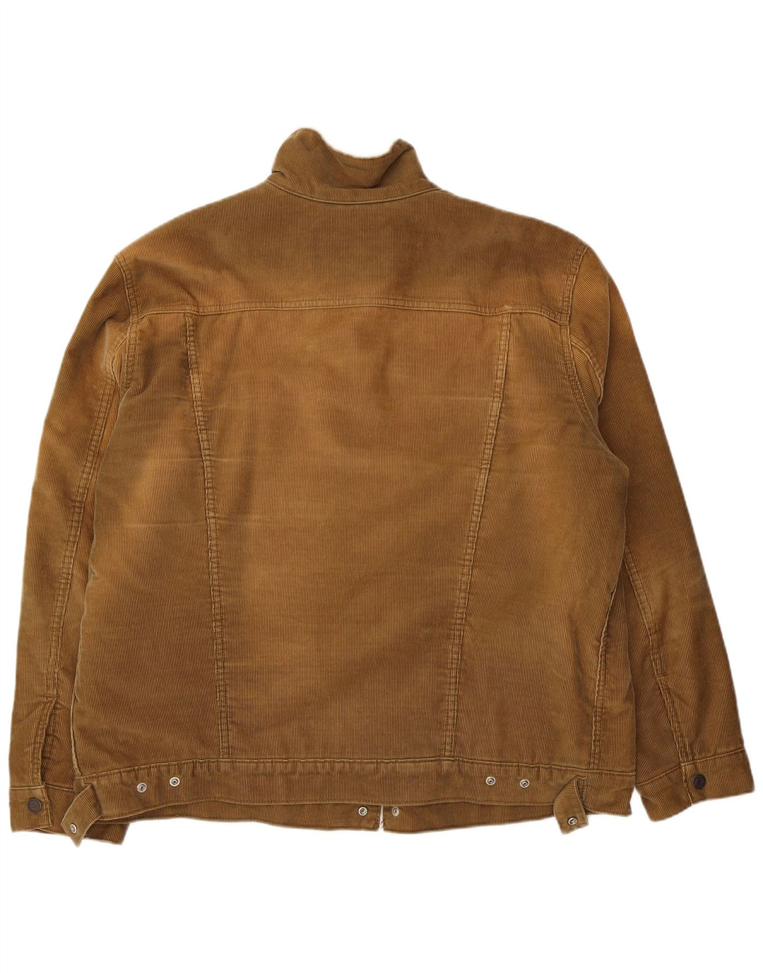 LEVI'S Mens Sherpa Corduroy Jacket UK 44 2XL Beige Cotton